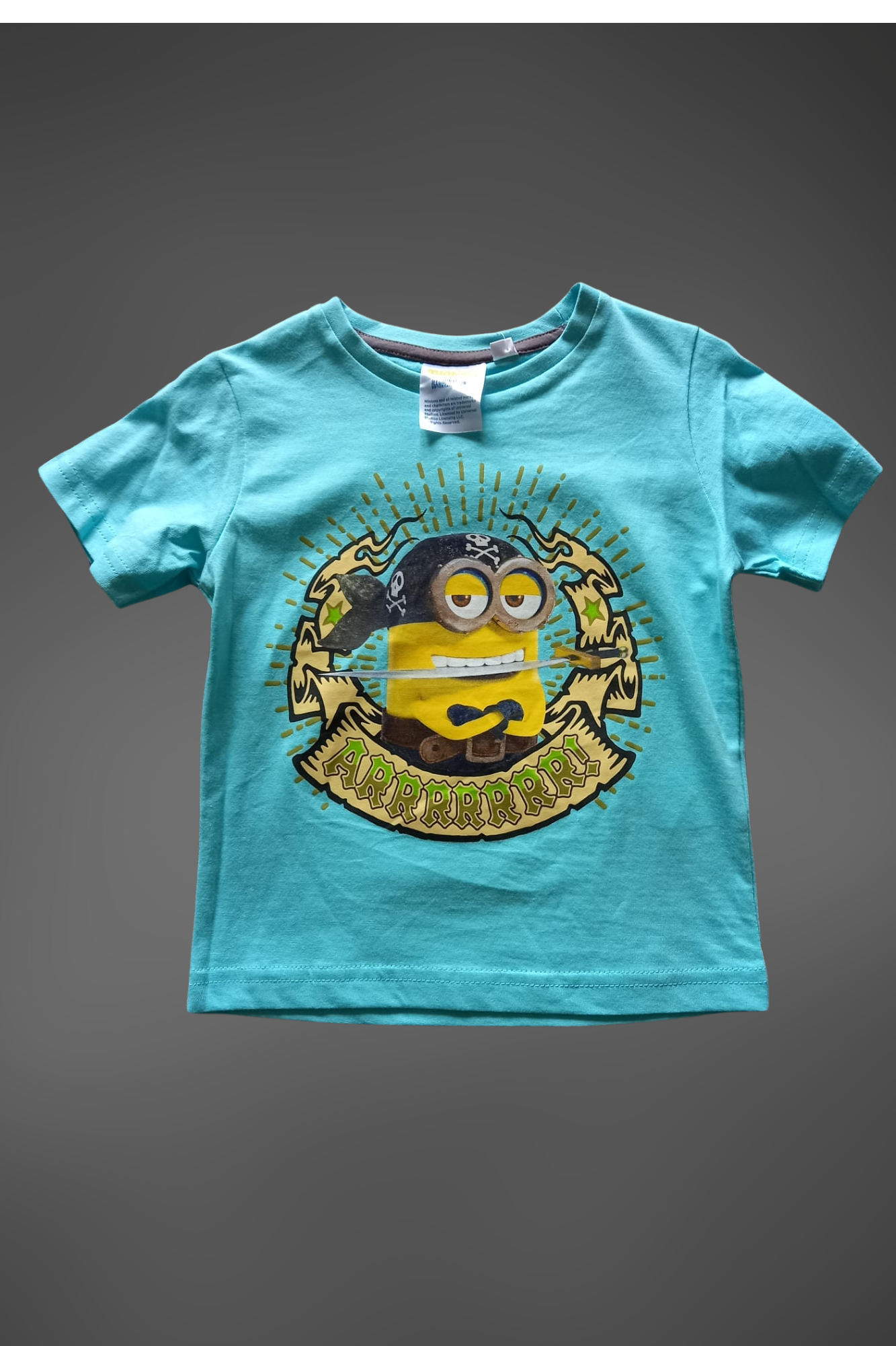 minion arrr blauw