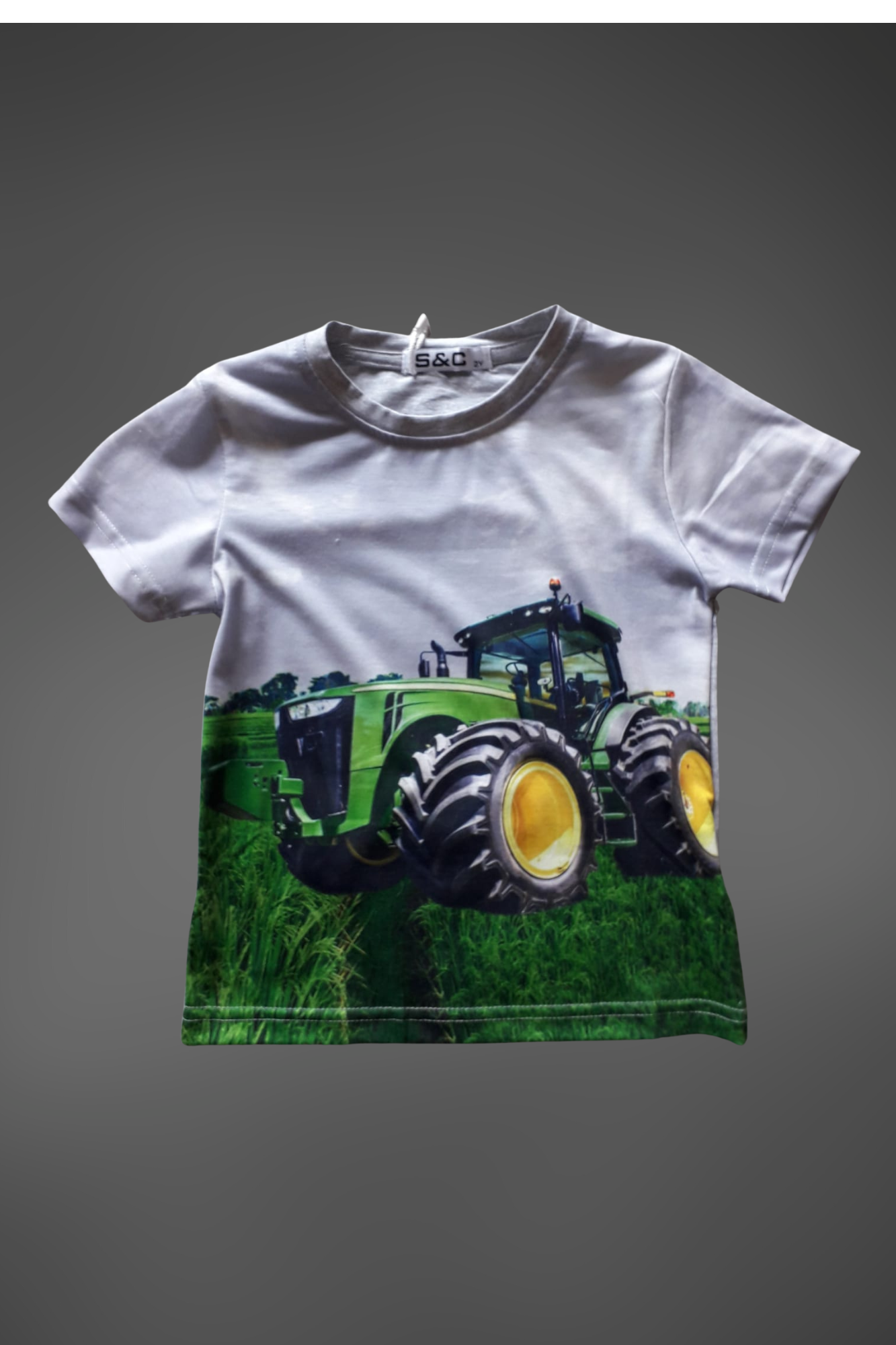 grijs tractor t shirt